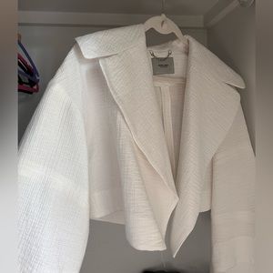 Rachel Comey white cropped blazer